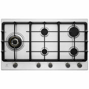 Electrolux 90cm 5 Burner Stainless Steel Natural Gas Cooktop EHG955SE - Factory Seconds