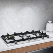 Electrolux 90cm 5 Burner Stainless Steel Natural Gas Cooktop EHG955SE - Factory Seconds