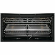 Electrolux 90cm Pyrolytic Freestanding Oven with  Induction Cooktop EFEP956DSE - Factory Seconds