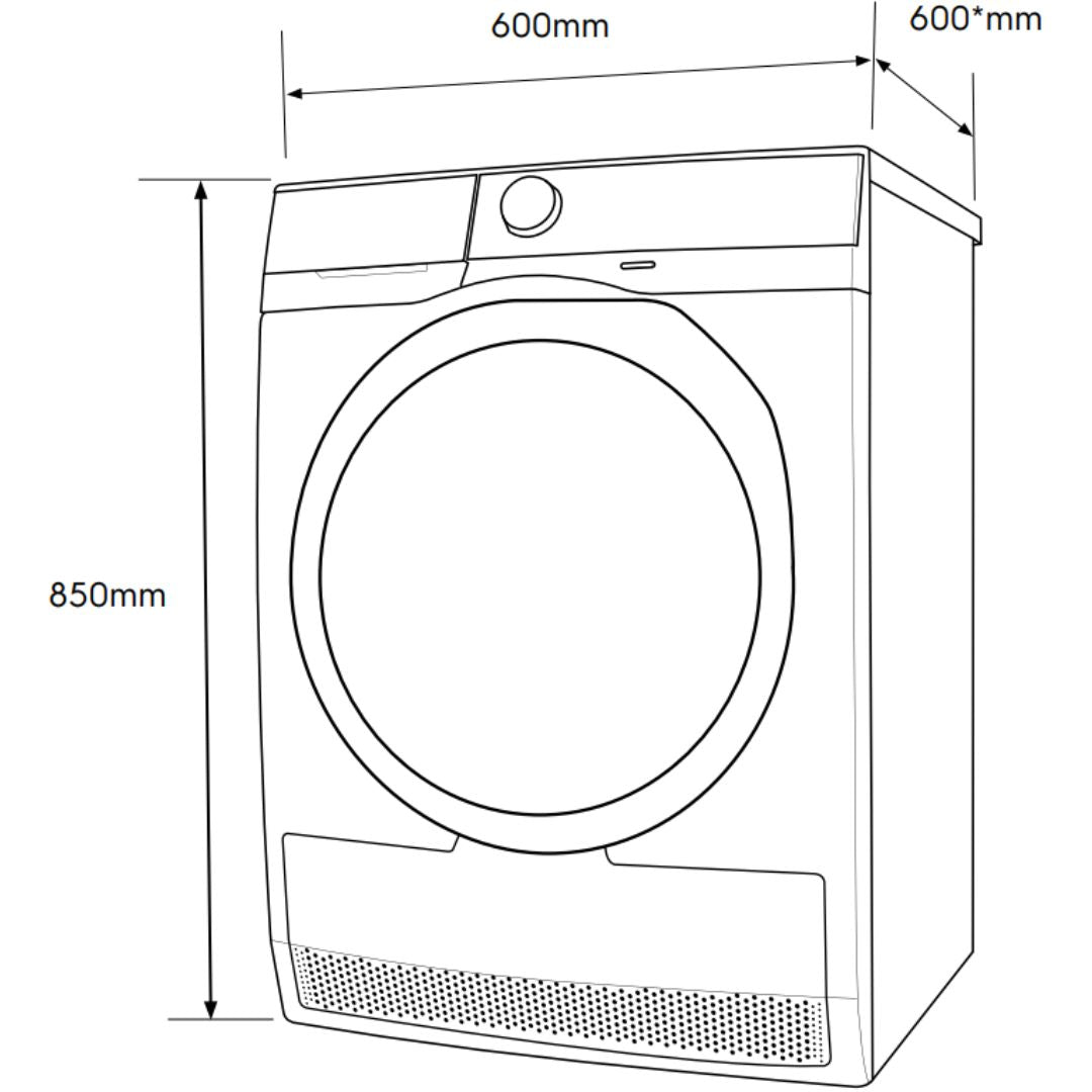 Electrolux 9kg Heat Pump Dryer EDH903BEWA - Ex Display