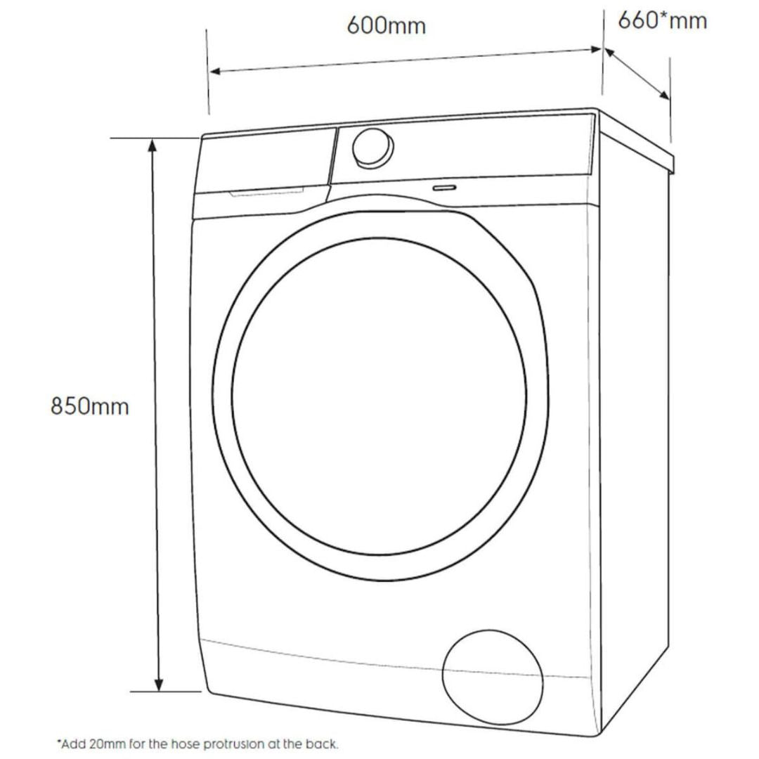Electrolux 9kg Front Load Washing Machine with SensorWash EWF9042R7WB - Factory Seconds
