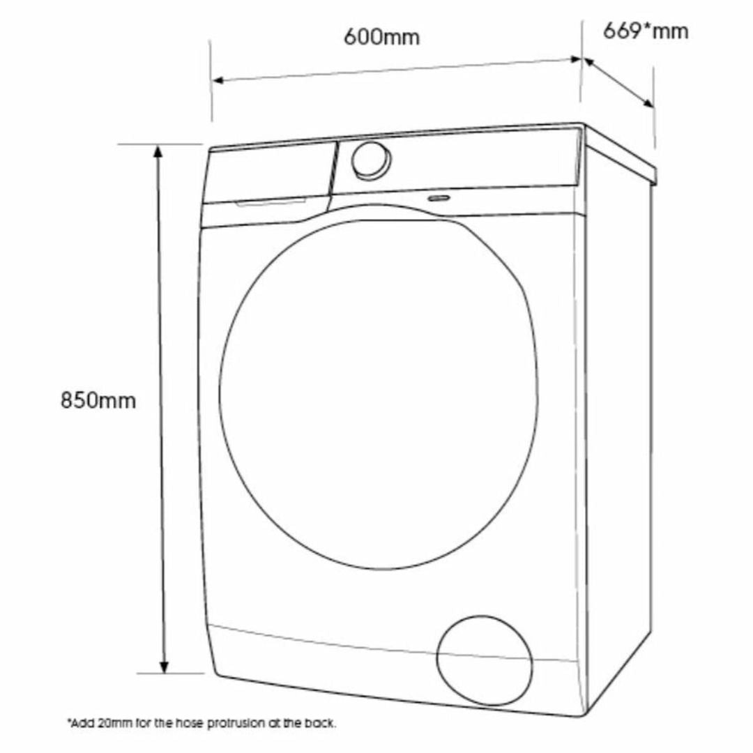 Electrolux 9kg Front Load Washing Machine EWF9043BDWA - Ex Display