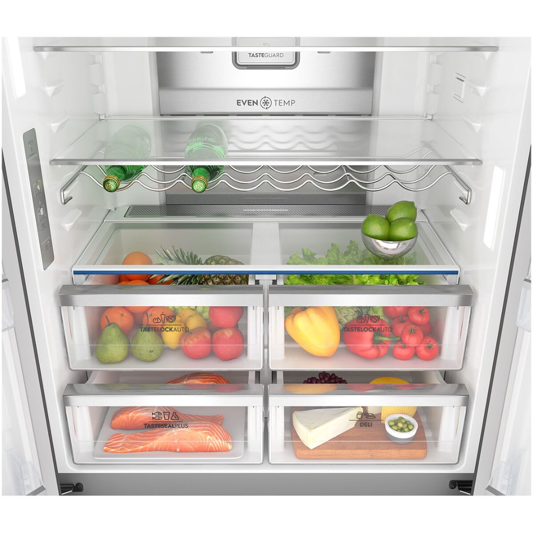 Electrolux 562L Black Plumbed French Door Fridge EQE5657BA - Factory Seconds