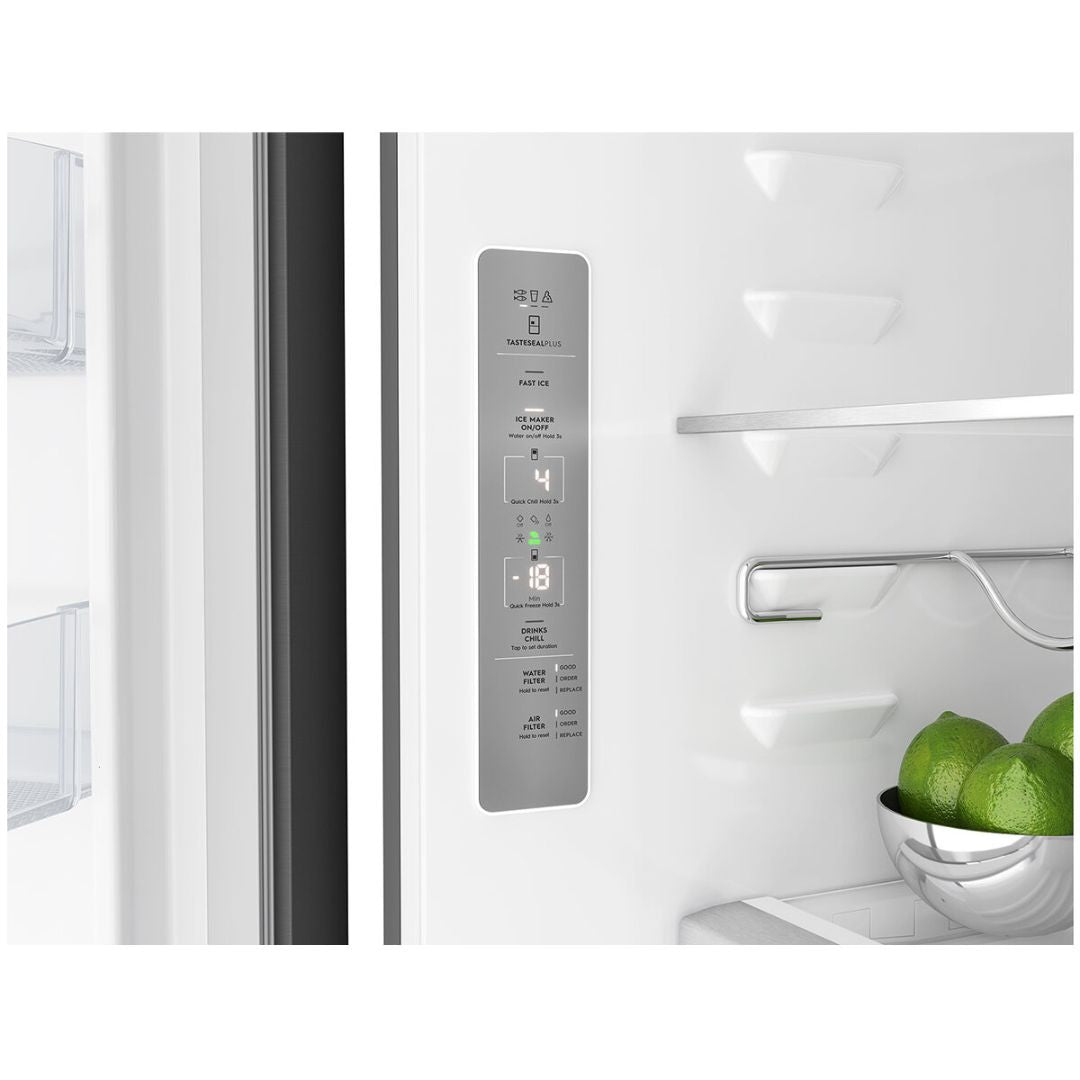 Electrolux 562L Black Plumbed French Door Fridge EQE5657BA - Factory Seconds