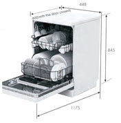 Euro Dishwasher 45cm Freestanding EDS45BK