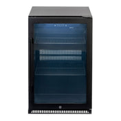 Euro 118L Black Beverage Cooler Right Hand Hinge EA555BFBR