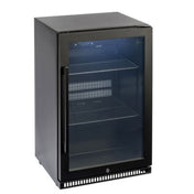 Euro 118L Black Beverage Cooler Right Hand Hinge EA555BFBR