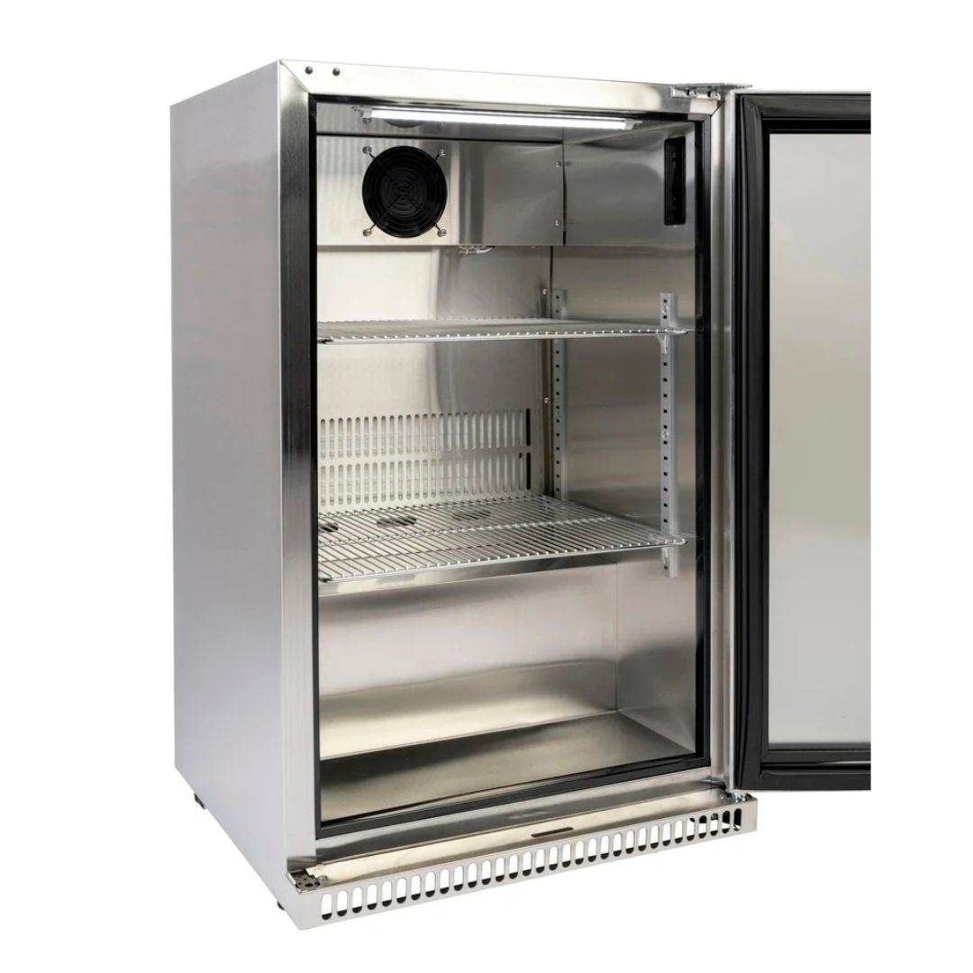 Euro 118L Stainless Steel Beverage Cooler Right Hand Hinge EA555BFSSR
