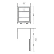 Euro 138L Single Glass Door Beverage Cooler EA60WFBR - Carton Damage
