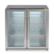 Euro 190L Stainless Steel Double Door Beverage Cooler EA865BFSS