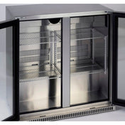 Euro 190L Stainless Steel Double Door Beverage Cooler EA865BFSS
