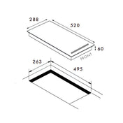 Euro 30cm Induction Cooktop ECI30FZ2 - Clearance