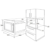 Euro 34L Built-In Convection Microwave EMW34TBK