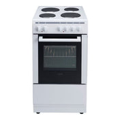 Euro 50cm White Electric Freestanding Oven EV500EWH