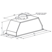Euro 52cm Undermount Rangehood EP52UMS2