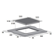 Euro 60cm Induction Cooktop ECT600INBK