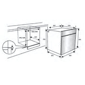 Euro 60cm Multi Function Oven EO605VBK