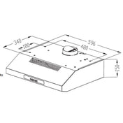 Euro 60cm Fixed Rangehood EAF600SS