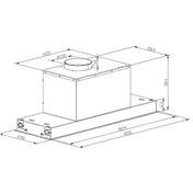 Euro 85cm Undermount Rangehood ERH85UMS
