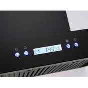 Euro 90cm Alfresco Black Canopy Rangehood ERB900BK3R