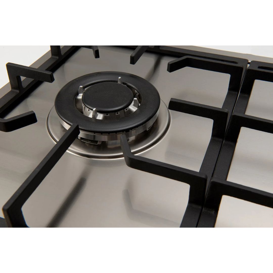 Euro 90cm Stainless Gas Slim Line Cooktop E90CTWX