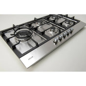 Euro 90cm Stainless Gas Cooktop ECT90G5X