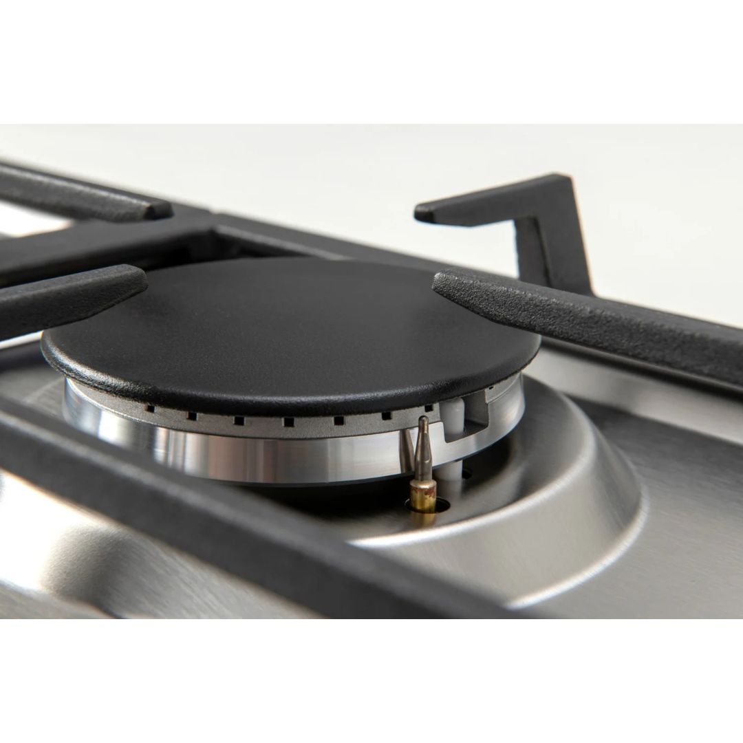 Euro 90cm Stainless Gas Cooktop ECT90G5X