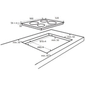 Euro 90cm Induction Cooktop ECT90ICB2