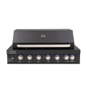Euro 6 Burner Black Built-In BBQ EAL1200RBQBL