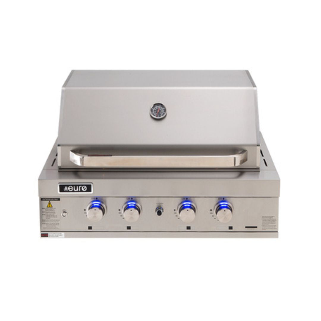 Euro 4 Burner Stainless Steel Built-In BBQ EAL900RBQ