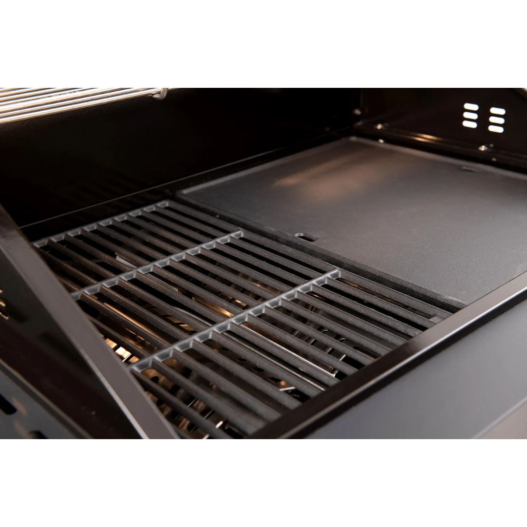 Euro 4 Burner Black Built-In BBQ EAL900RBQBL