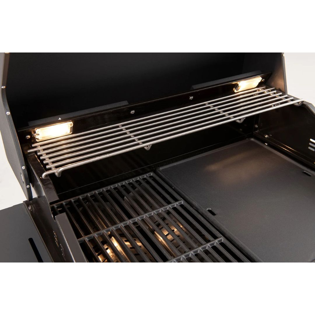 Euro 4 Burner Black Built-In BBQ EAL900RBQBL