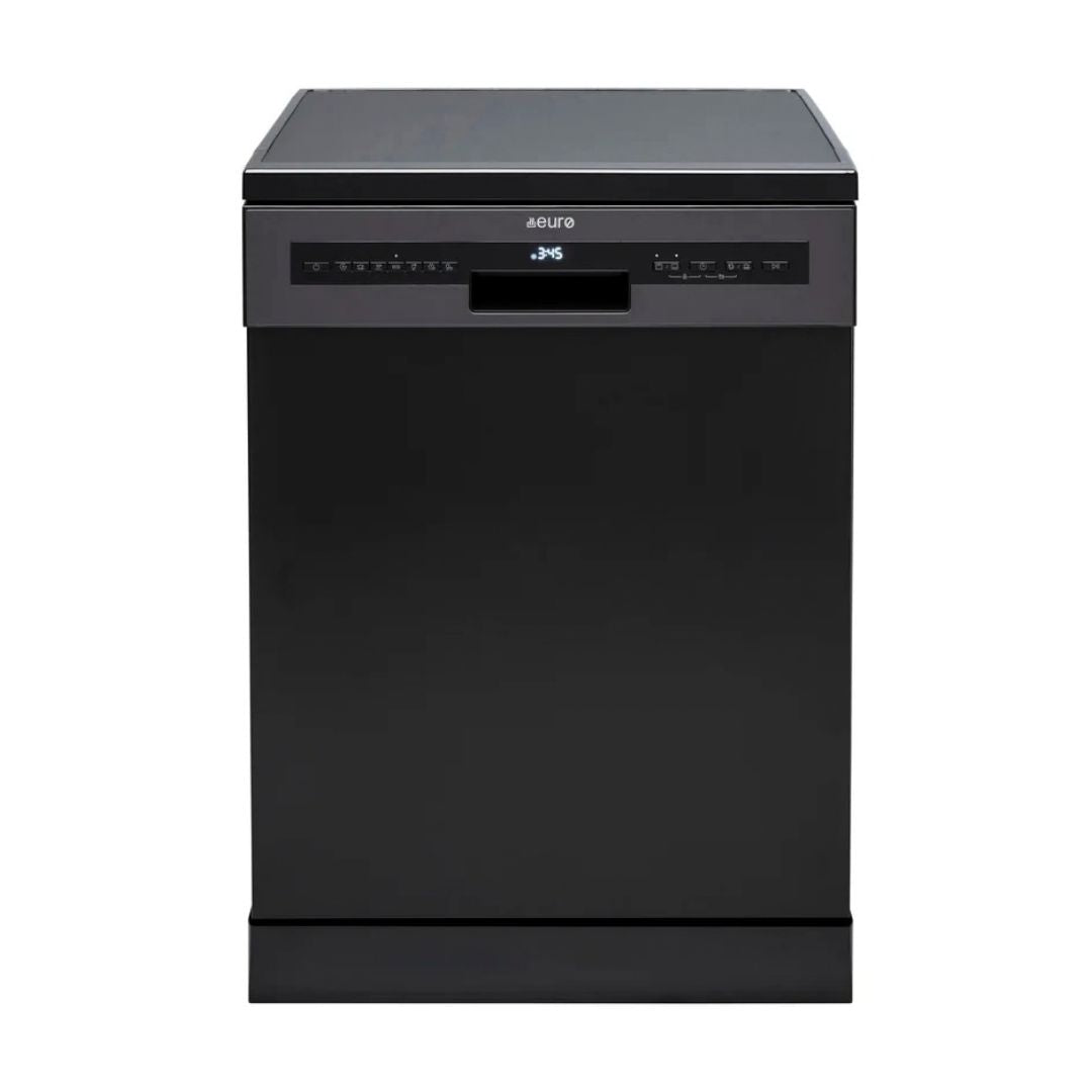 Euro Black Freestanding Dishwasher EDW6014BK