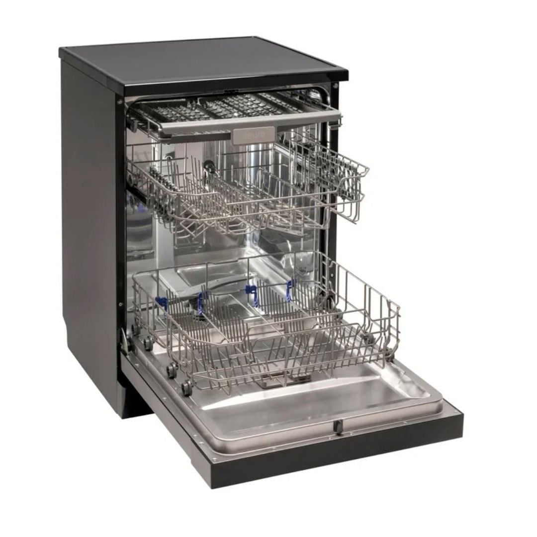 Euro Black Freestanding Dishwasher EDW6014BK