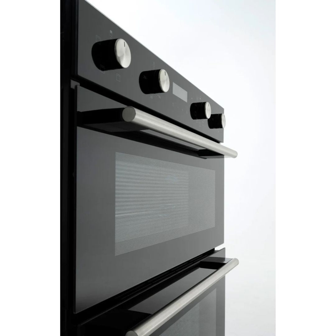 Euro 60cm Black Double Oven EO8060DBK - Clearance