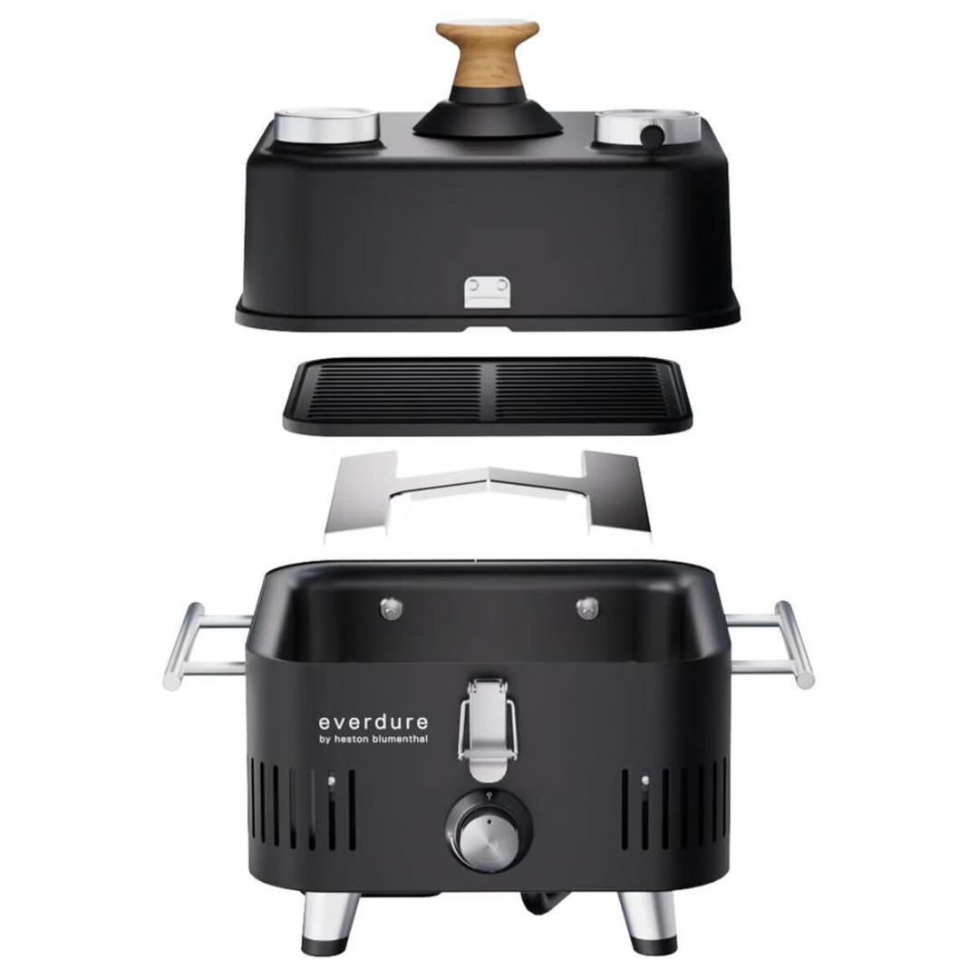 Everdure Cube Pro Flame 360 Portable Gas BBQ ECUBEG1B