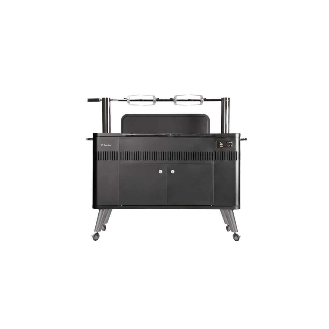 Everdure HUB II Charcoal Outdoor BBQ with Rotisserie HBCE3B