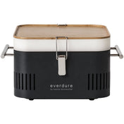 Everdure Graphite Portable Cube Charcoal Outdoor BBQ HBCUBEG