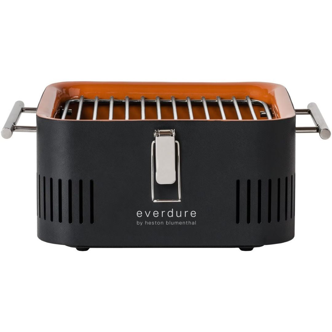 Everdure Graphite Portable Cube Charcoal Outdoor BBQ HBCUBEG