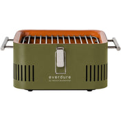 Everdure Khaki Portable Cube Charcoal Outdoor BBQ HBCUBEK