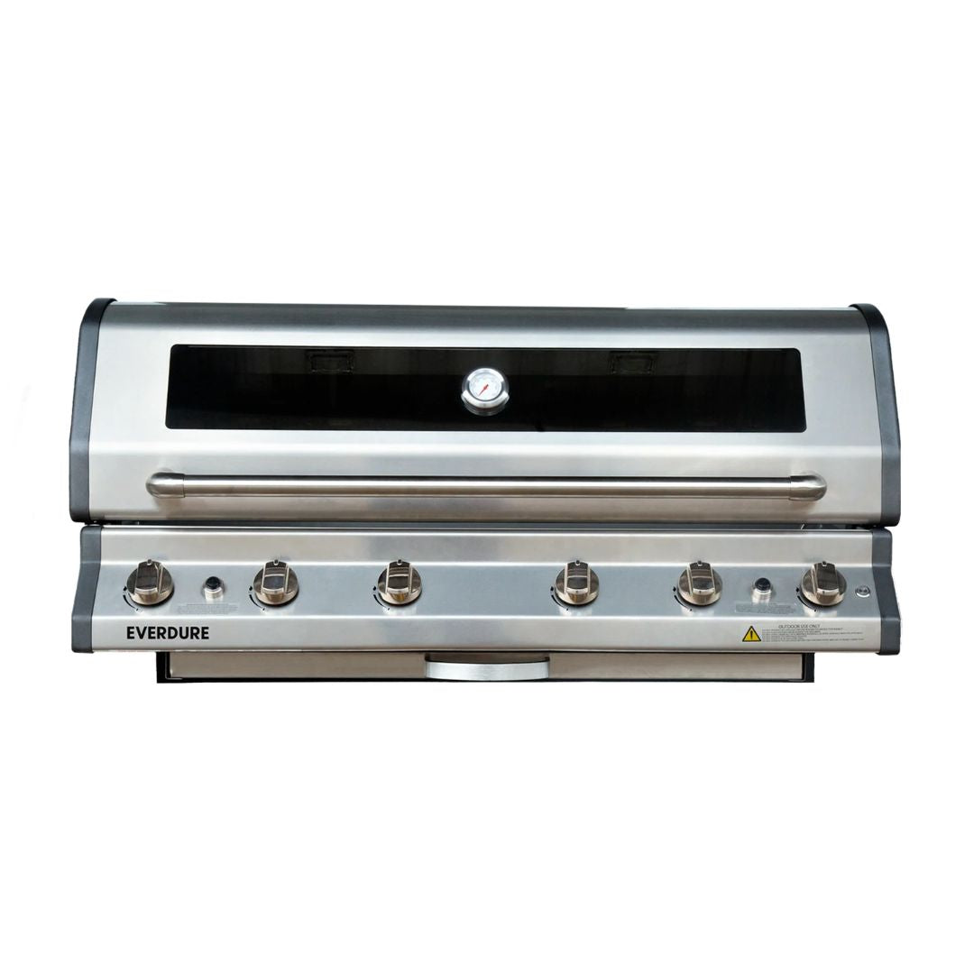 Everdure 6 Burner Stainless Steel LPG Built-In BBQ NBLPC-17
