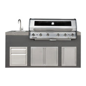 Everdure 6 Burner Stainless Steel LPG Built-In BBQ NBLPC-17