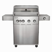Everdure 4 Burner Silver Freestanding BBQ E4TS