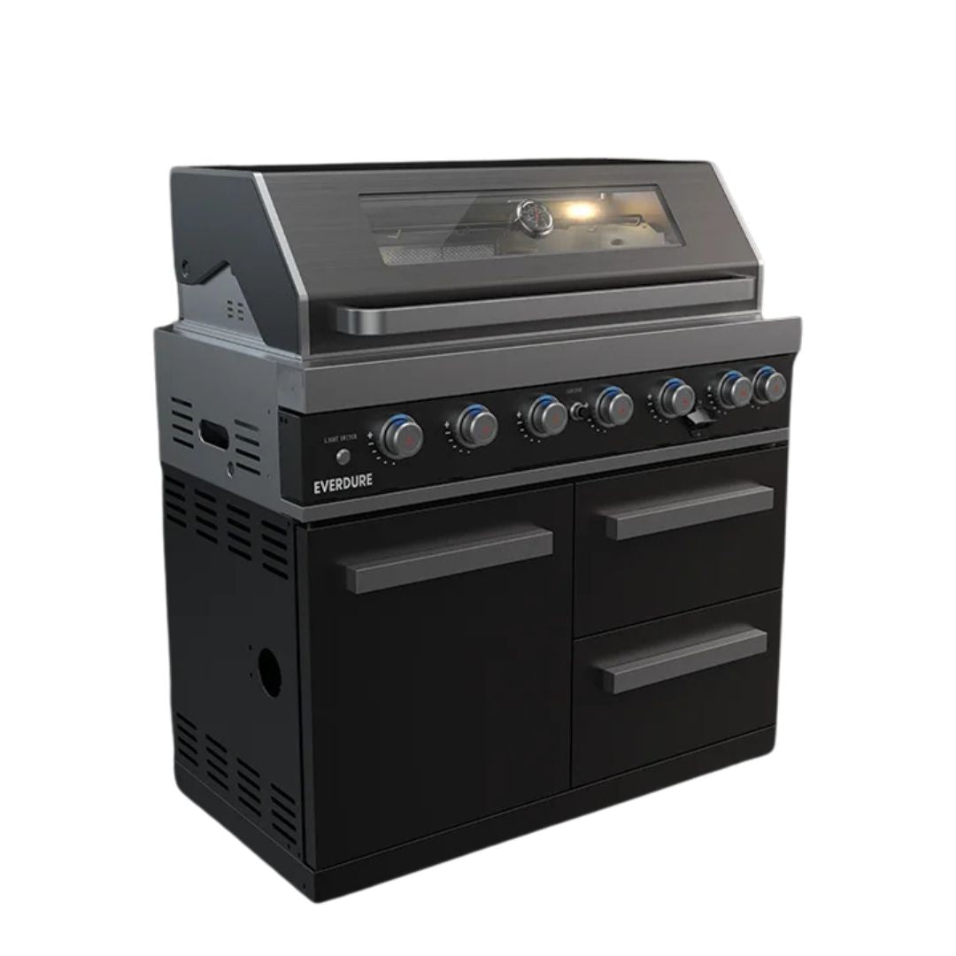 Everdure 6 Burner Dark Stainless Steel Freestanding BBQ NBLPC-21B