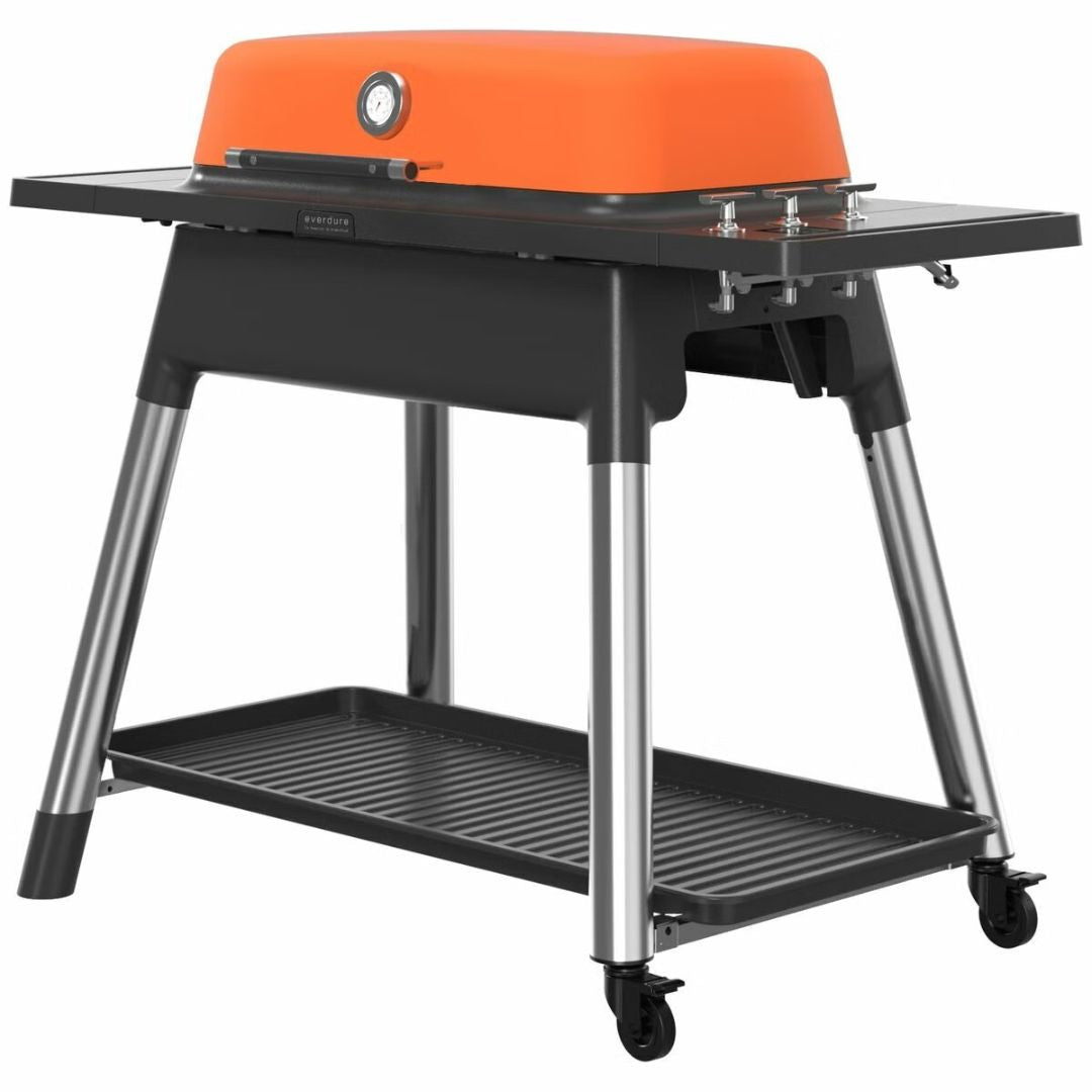 Everdure Furnace Gas BBQ with Stand Orange E3G1OA