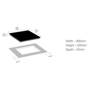 Fulgor 90cm Ceramic Cooktop FCH90