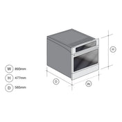 Fulgor 90cm Built-in Electric Oven FO990X