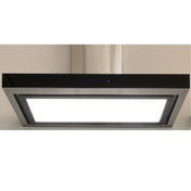 Glem 90cm Stainless Steel Canopy Rangehood CK90TBLED - Ex Display