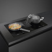 Smeg 80cm Induction Cooktop with Integrated Ventilation HOBD682D1 - Factory Seconds Discount