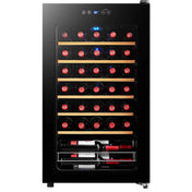 Husky 34 Bottle Single Zone Wine Fridge HUSWC93SBK - Clearance